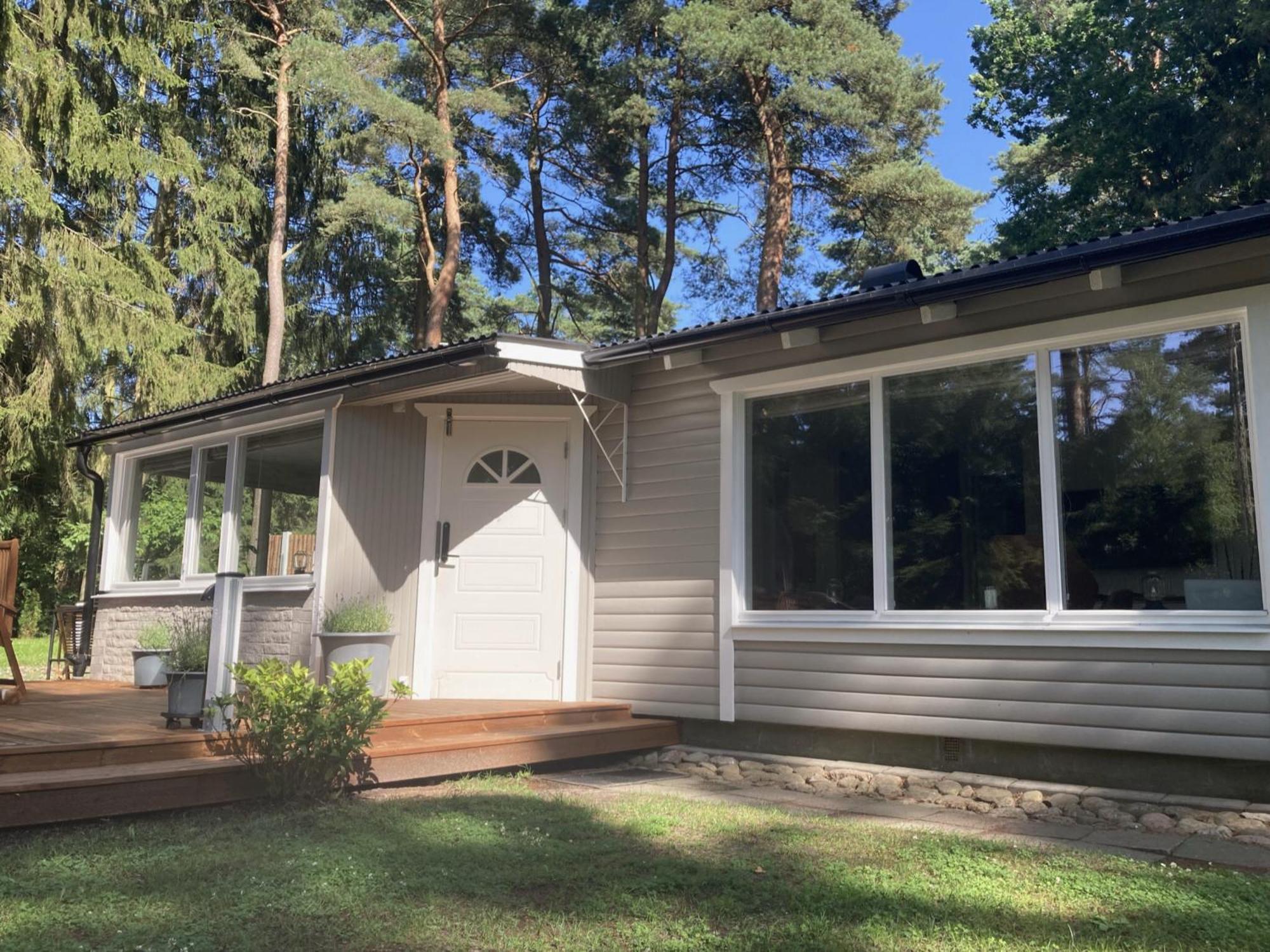 Villa Nordic Relax House - Woodhouse à Sjöbo Extérieur photo